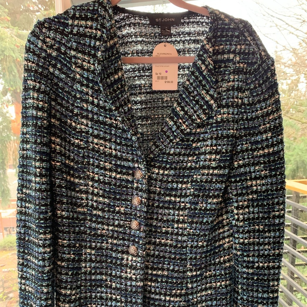 St. John blue blazer